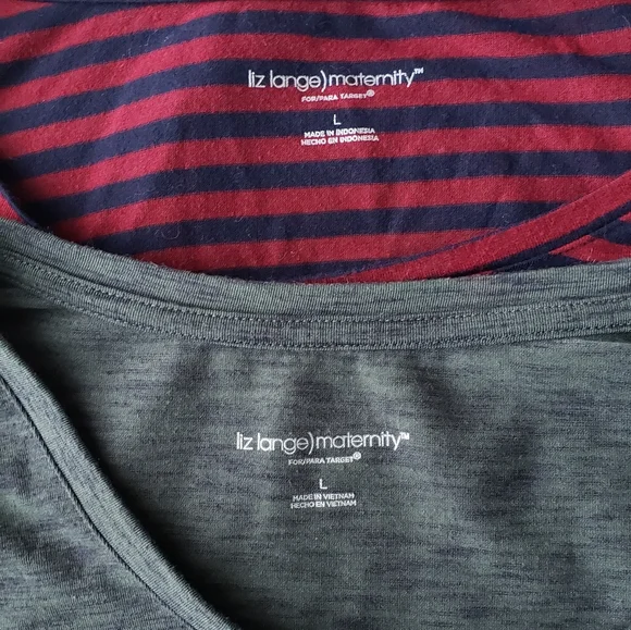 Liz Lange maternity dresses lot of 2 large - Picture 4 of 4